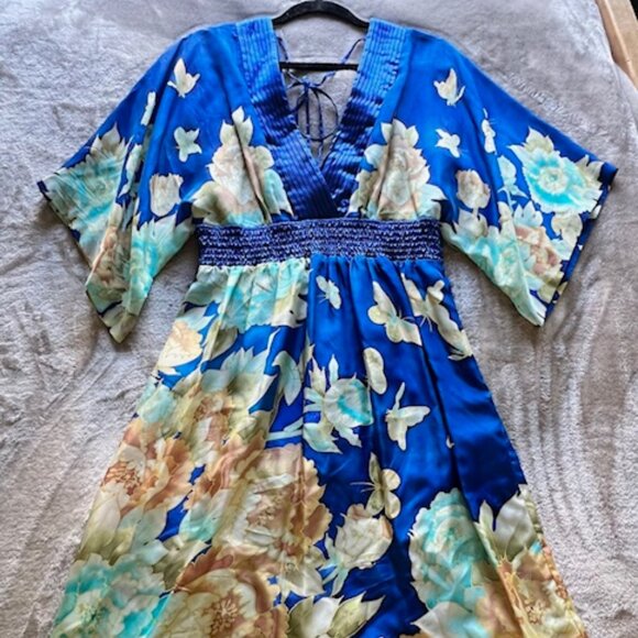 Sue Wong Silk Cocktail Dress - Picture 1 of 6